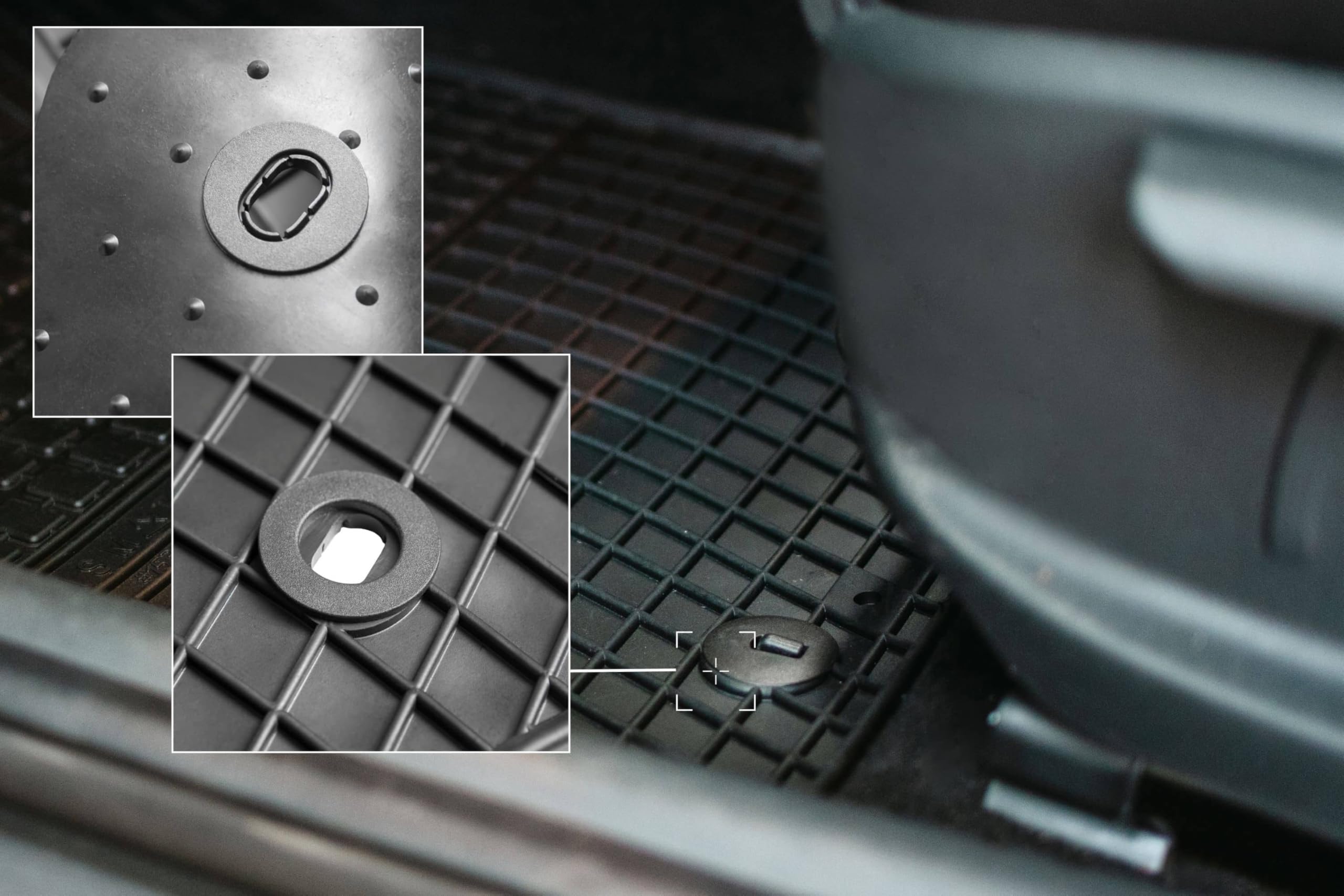 Wielganizator Gummimatten Set Für Ford Mondeo MK4 2012-2014: 4-teilige Fußmatten