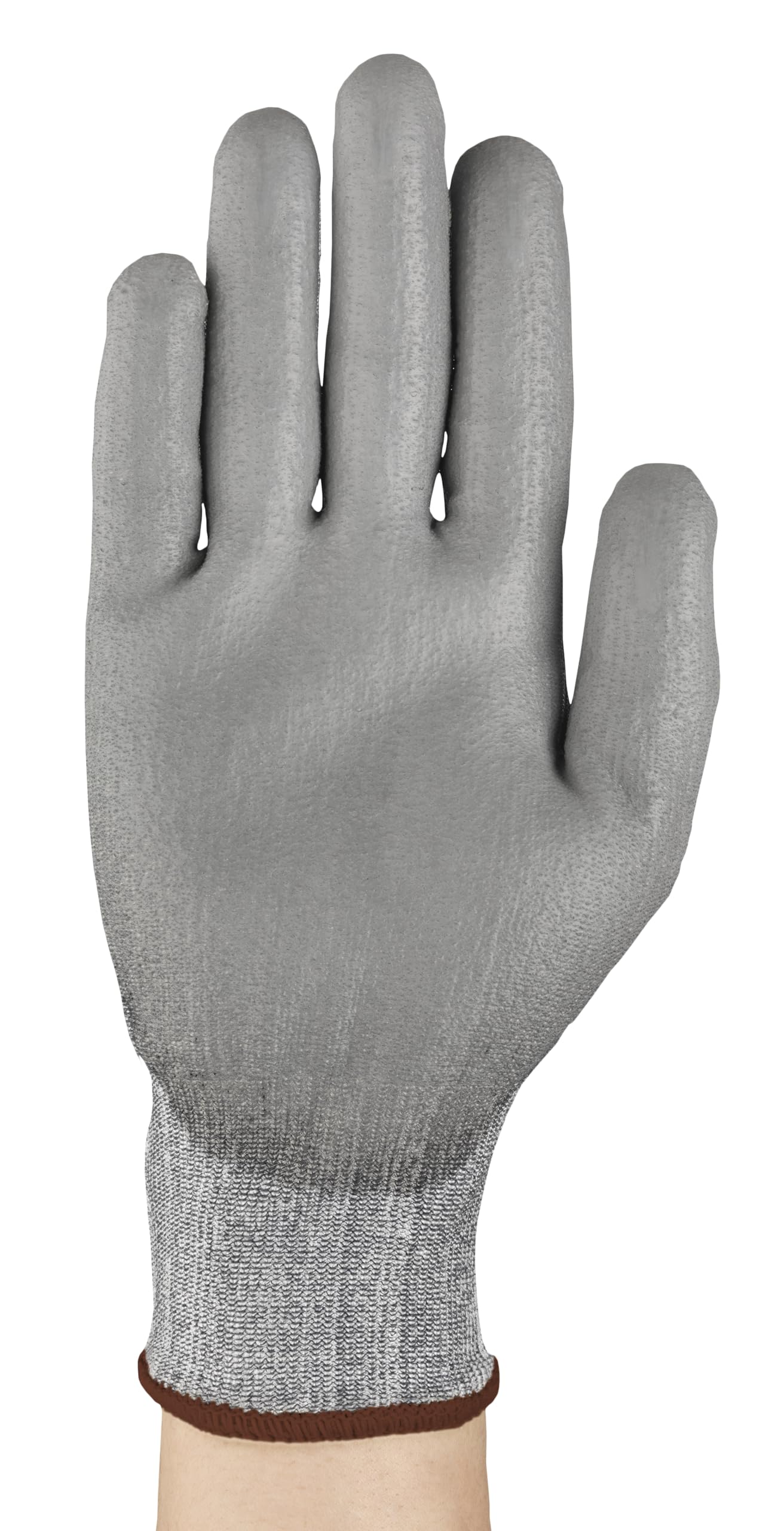 Ansell HyFlex 11-727 Gant de Travail Résistant à la Coupure, Gant de Protection Mécanique avec Préhension Renforcée, EPI Professionnel, Lavable, Gris, Taille 2XL (12 Paires)