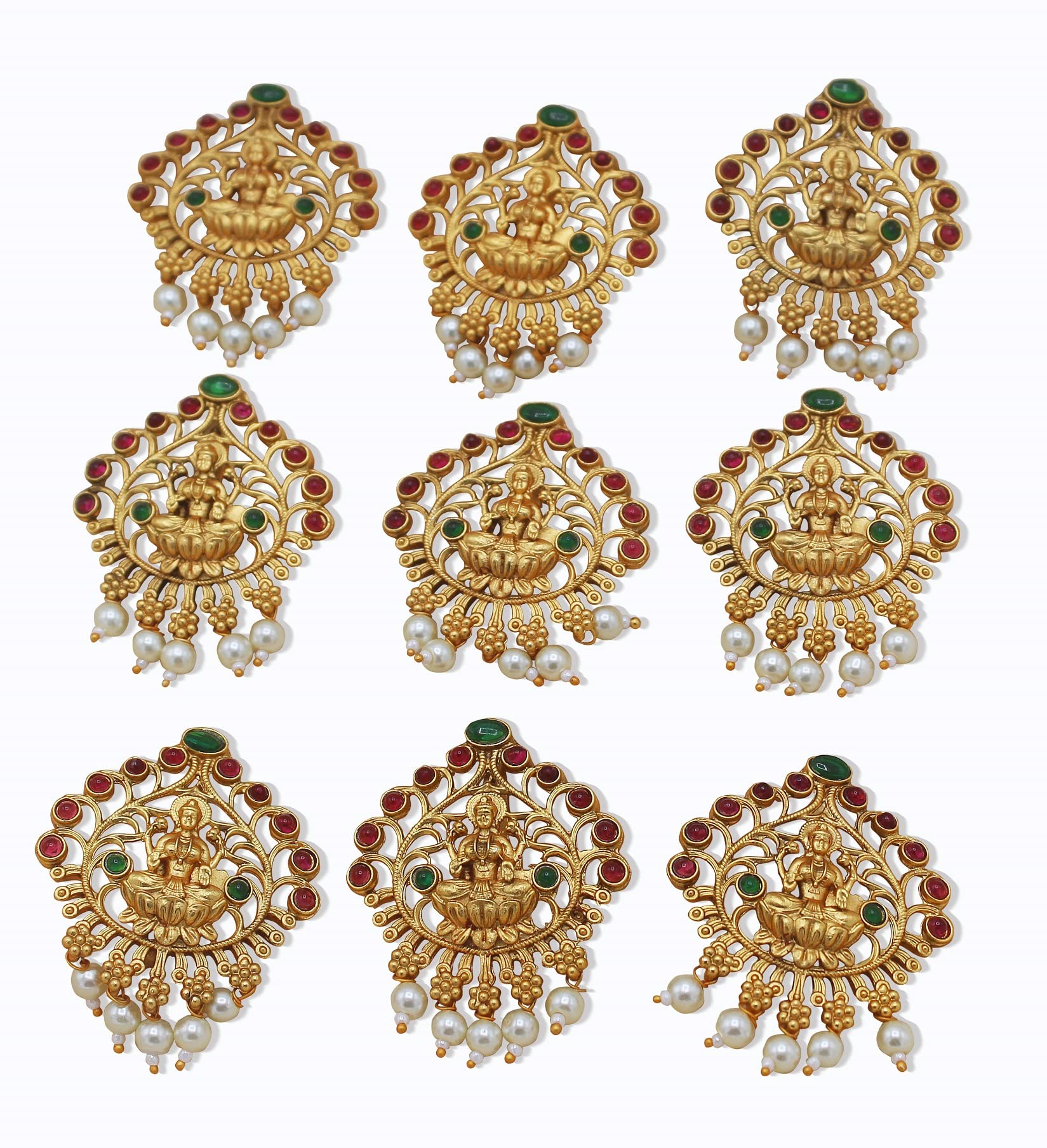 Nagneshi Art_Southern Bling Hair Jewelery Choti Jadai Billai Indian Hair pin Hair Decoration,Hair Brooch with Hook Wedding Bridal Jewellery for Women_Model No-7427 (B0BVRGBMG3) Amazon Price History, Amazon Price Tracker