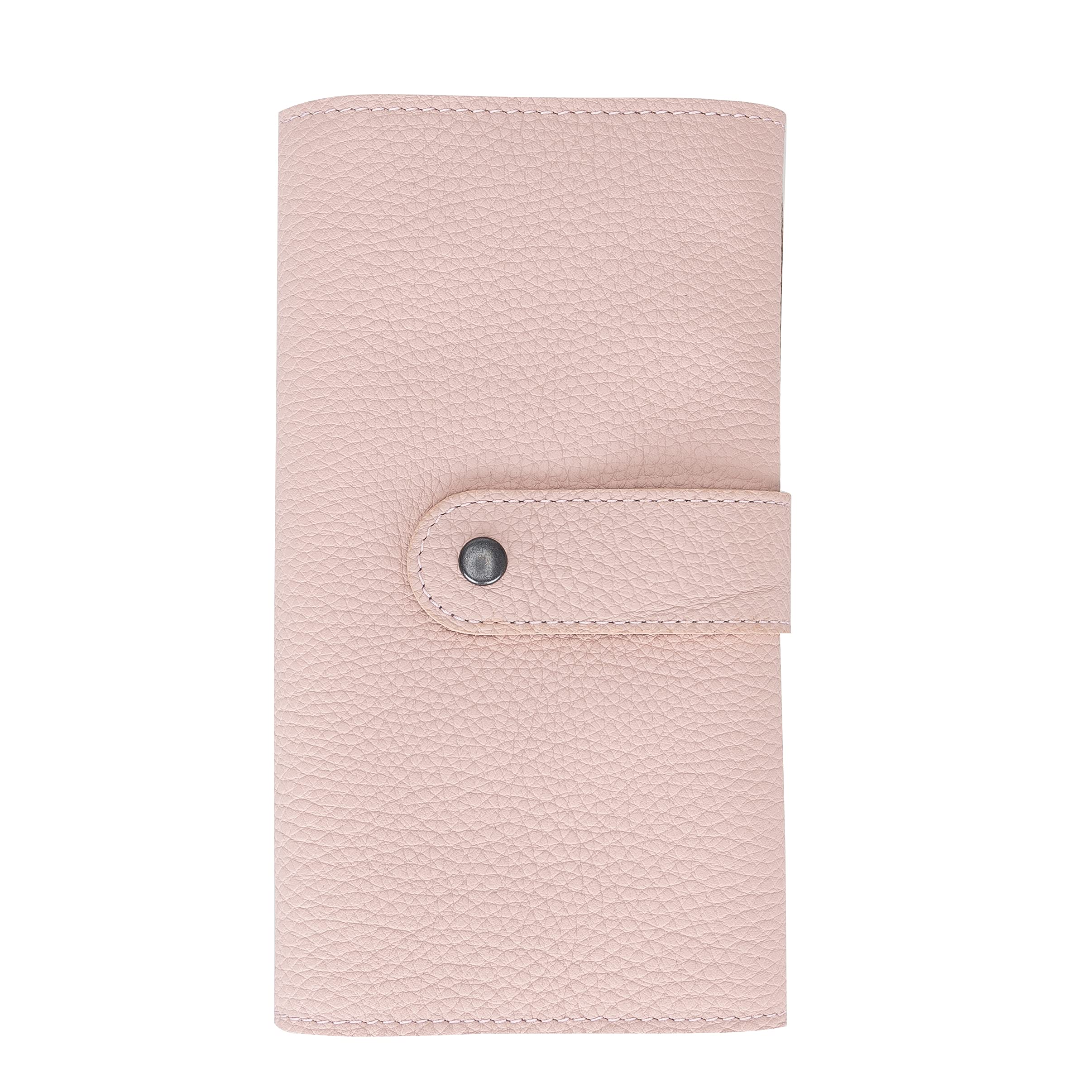 Solo Pelle Elektronische Tasche Organizer universal travel Kabel Elektronik Zubehör Tasche Reise Organizer Case für Handy, Kabel, Festplatte, USB Sticks, LENA (Nude Rosa)