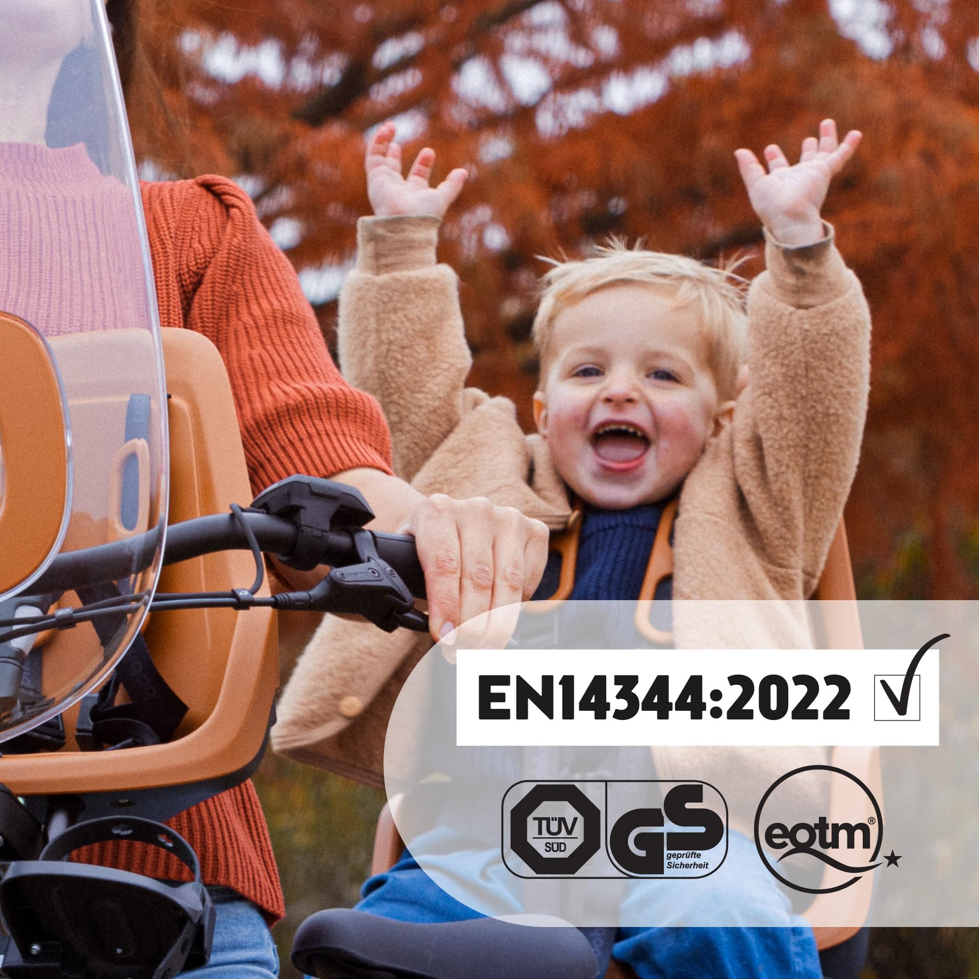 BOBIKE 8012200019 - Siège arrière One Maxi avec système 1P&E-BD pour vélo avec Roues de 26” à 29'' avec Fixation sur Le Tube de Direction et Le Porte-Bagages en Couleur Marron Chocolat