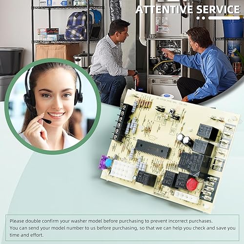 Miniatura 6 de VORGENS Placa de control de horno de llama 50A56-956 para horno CarrierGoodmanLennoxTraneYork #Replace White-Rodgers 50A56-242 50A56-243 Placa de