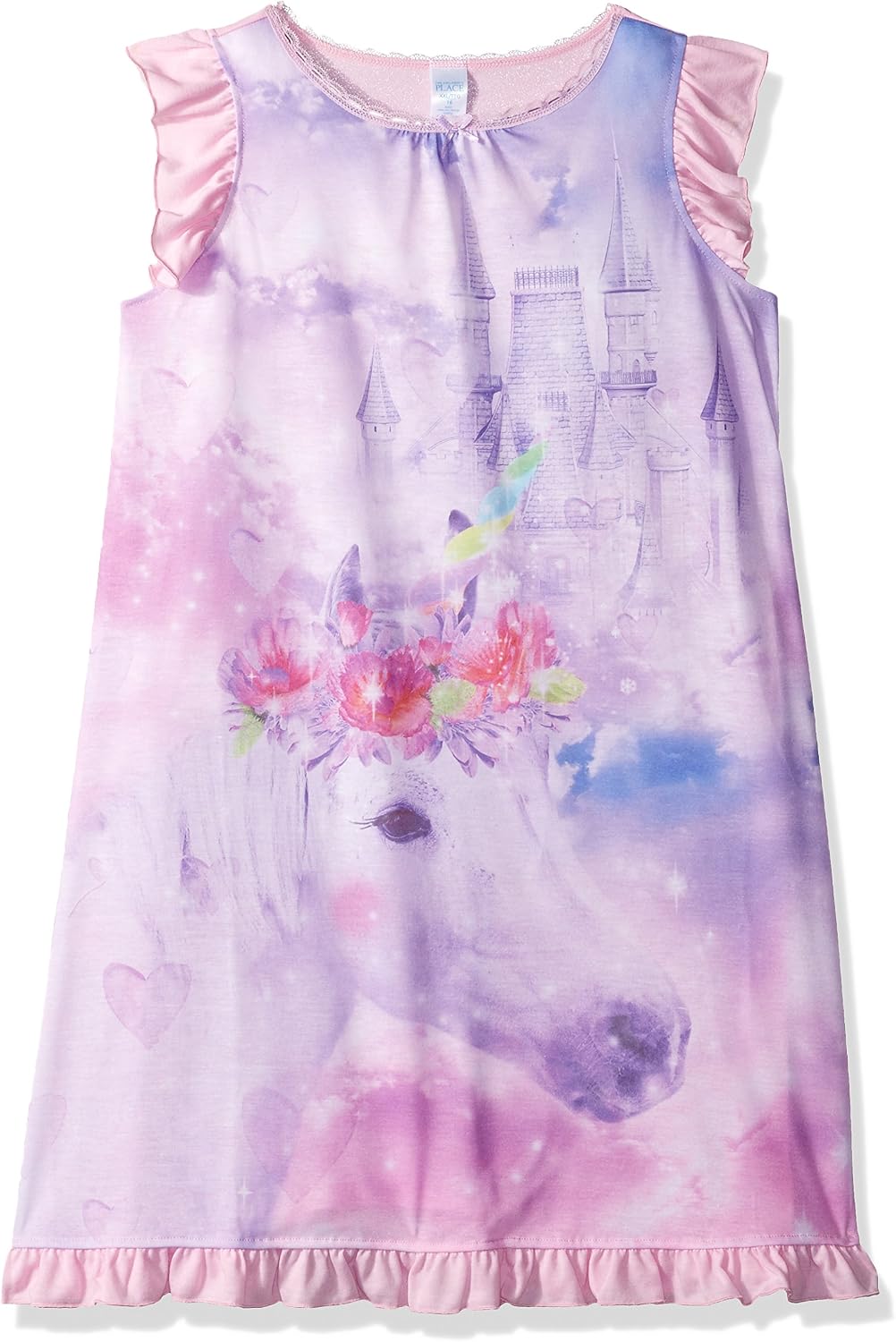 The Children's Place Girls' Short Sleeve Nightgown