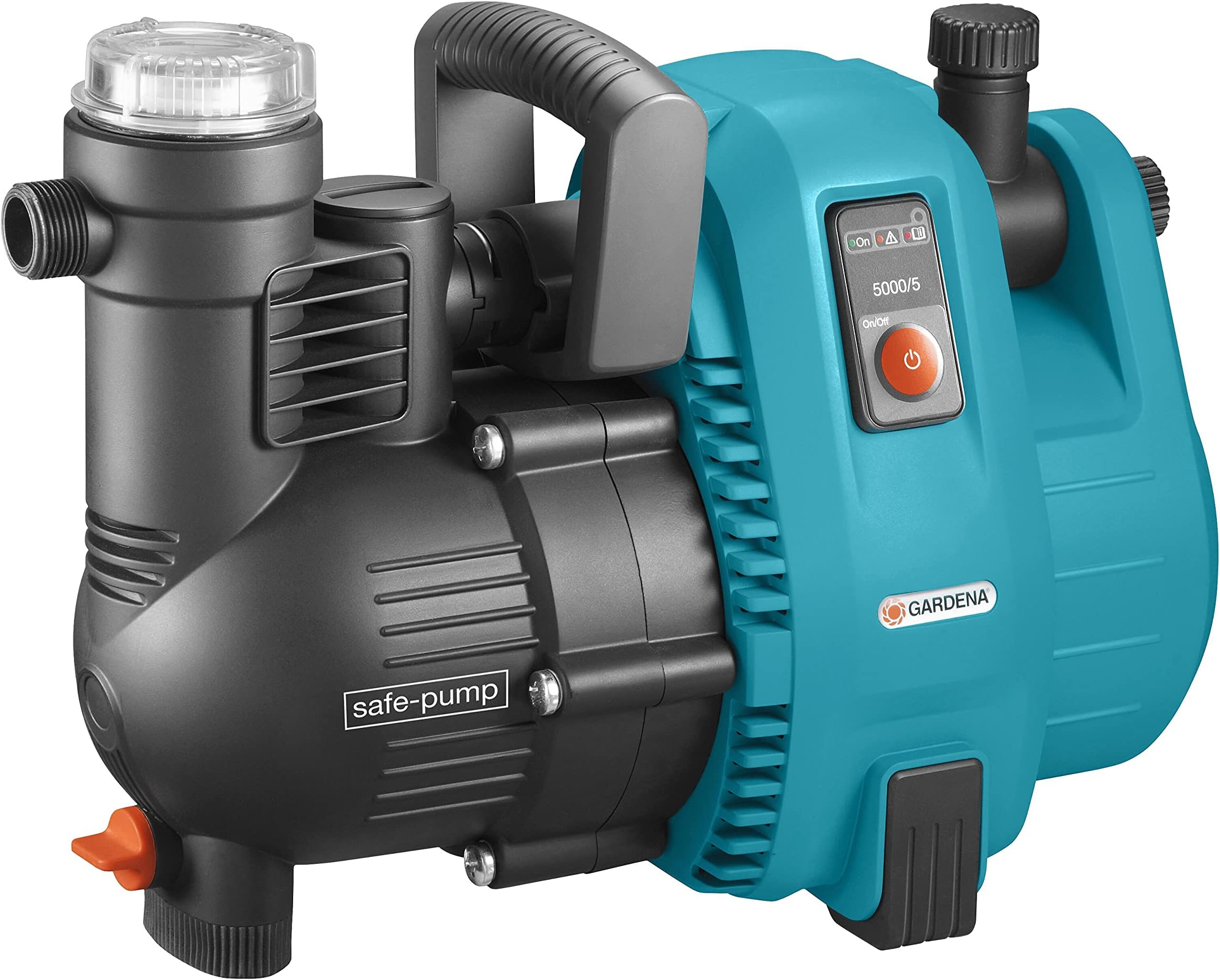 Hauswasserwerk 370W Selbstansaugend - Gartenpumpe Mit 38m Förderhöhe