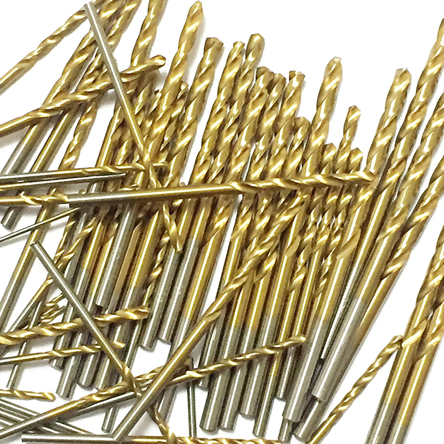 60PCS Mini Titanium Drill Bit Set - Wood, Metal, Plastic -7