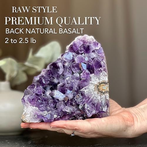 Miniatura 2 de Deep Purple Project Geoda amatista grande 2 a 25 libras cristales de piedras de roca de Uruguay