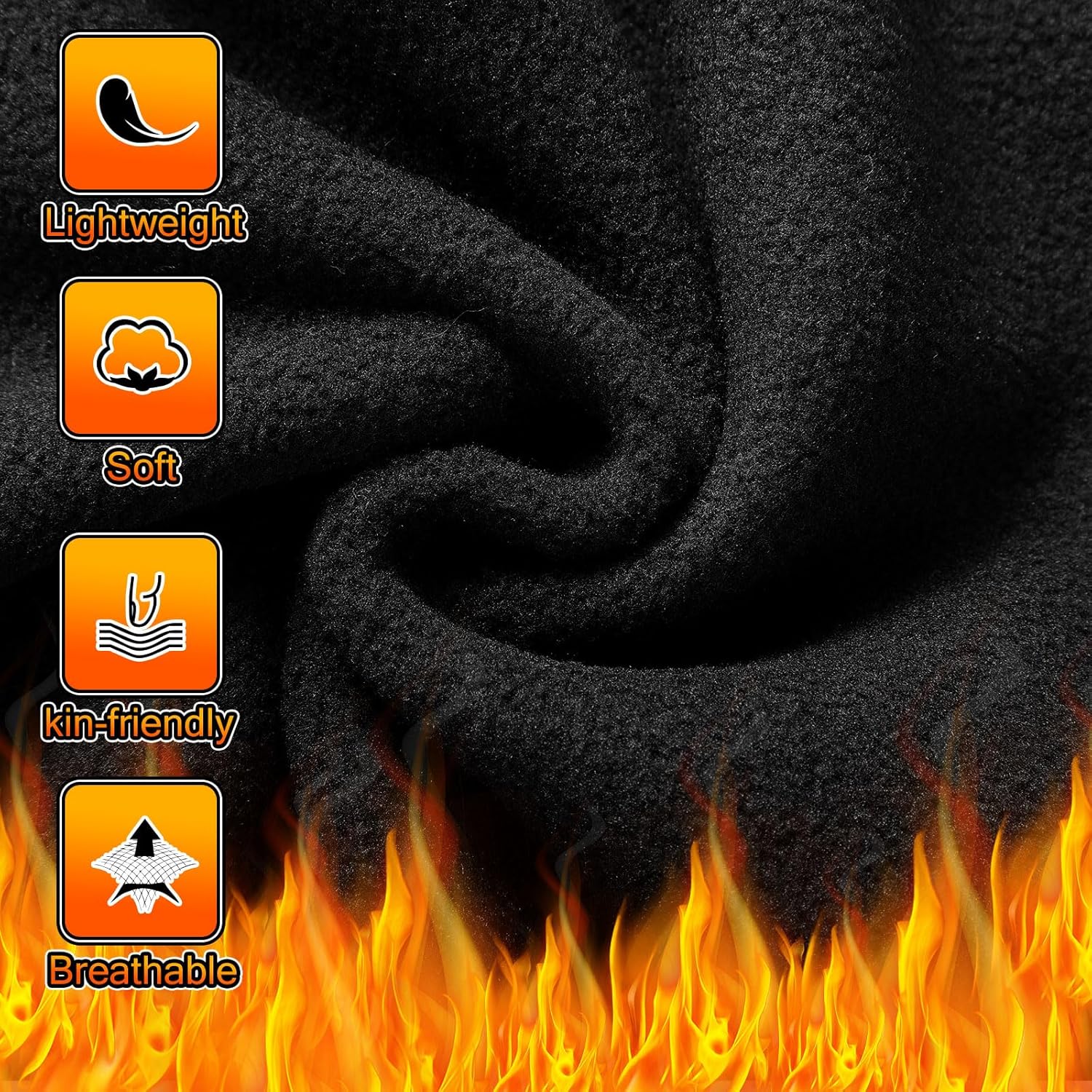 Eurzom 4 Pcs Winter Balaclava Ski Mask for Men Women Fleece Hat Balaclava Face Mask Warm Face Cover for Cold Weather Gear - Image 3