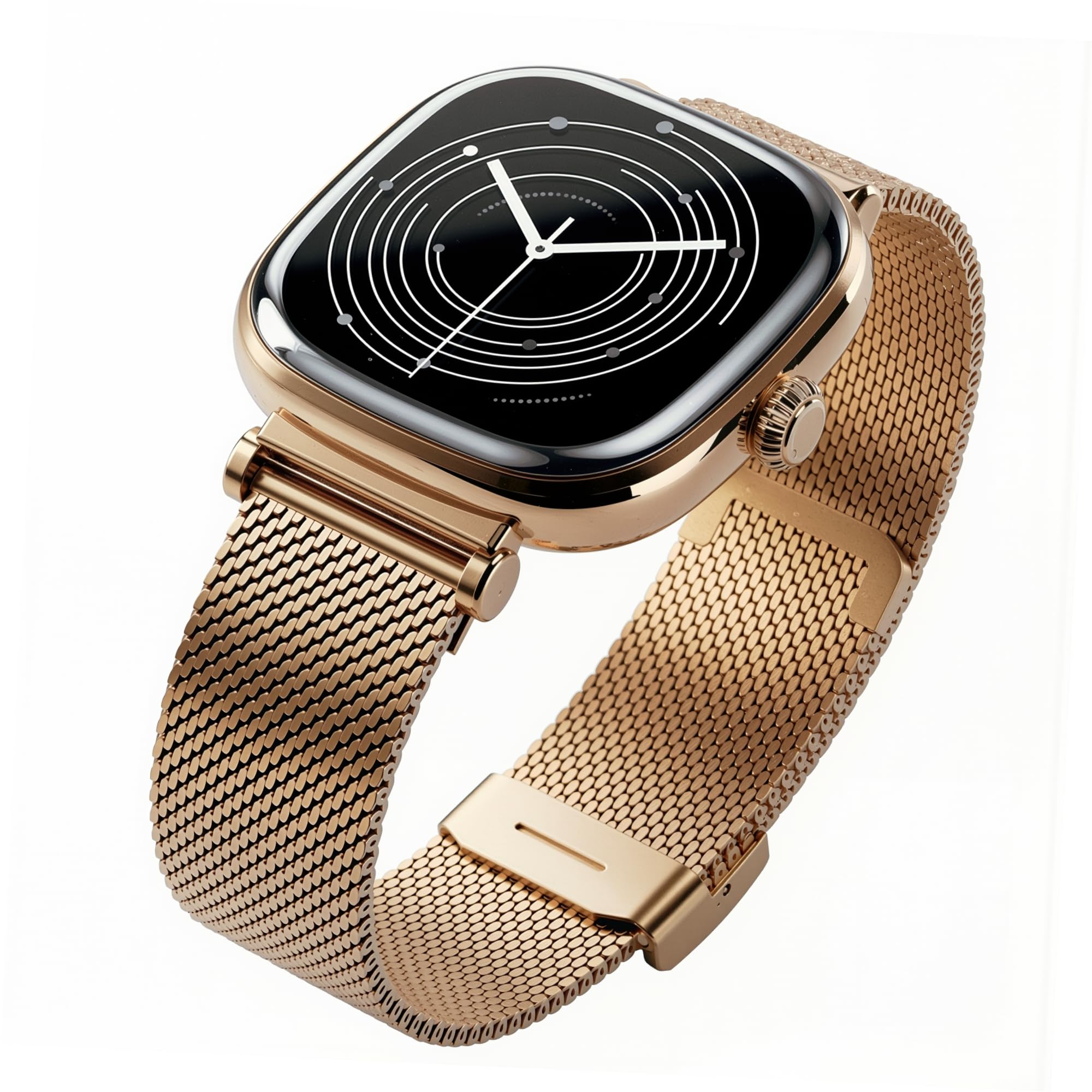Boat Chrome Ivory Smart Watch for Women, co-Designed with GIVA, 1.7" AMOLED Display, 1000 nits Brightness, Premium Metallic Build, Female Wellness Tracker smartwatch for Women (Rose Gold)-image-2