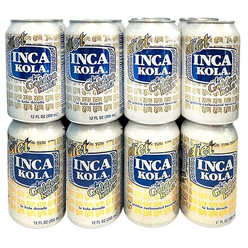 Inca Kola Soda dietética 12 onzas líquidas cada uno Paquete de 16