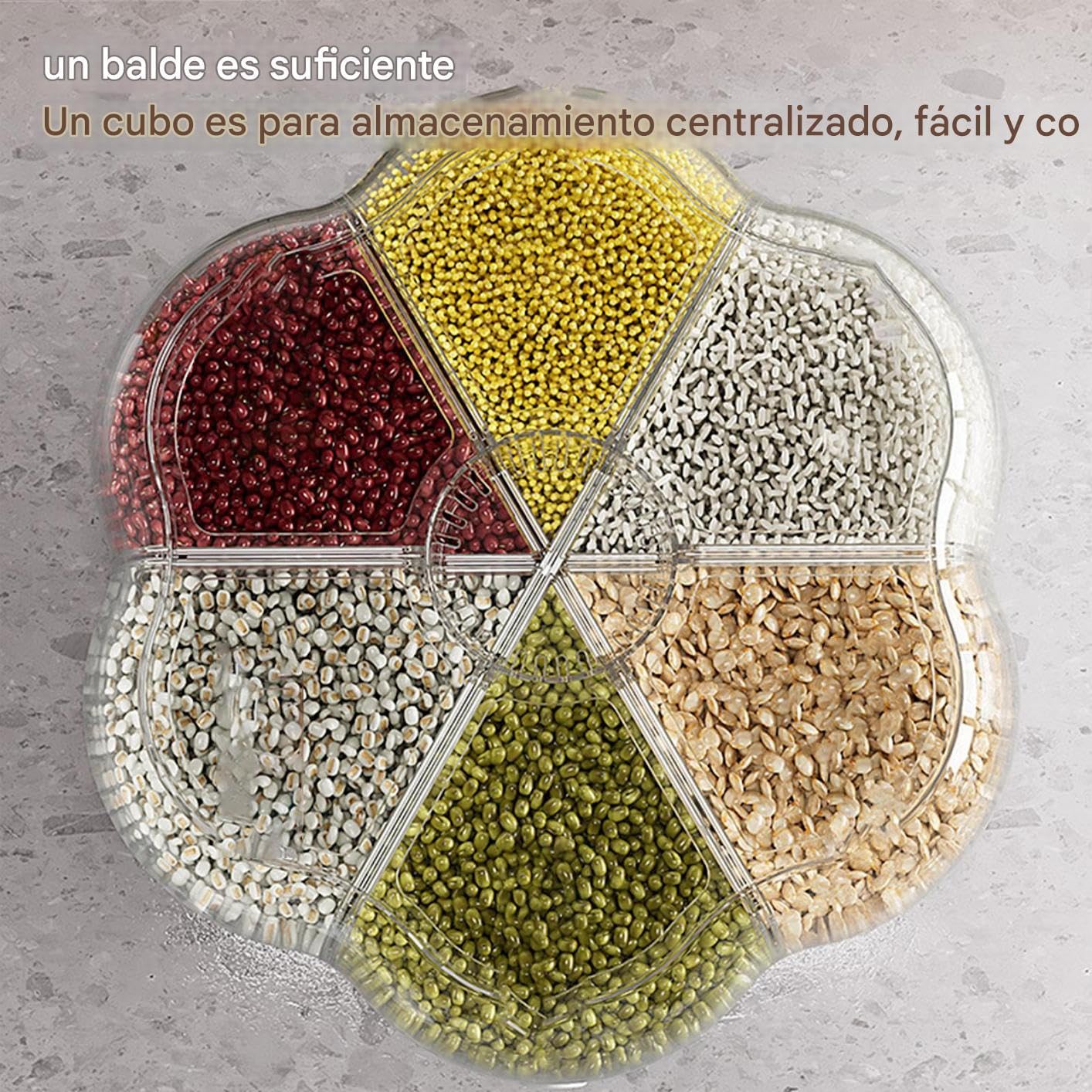 Cereal Dry Food Flour Bin, contenedores de almacenamiento de cocina