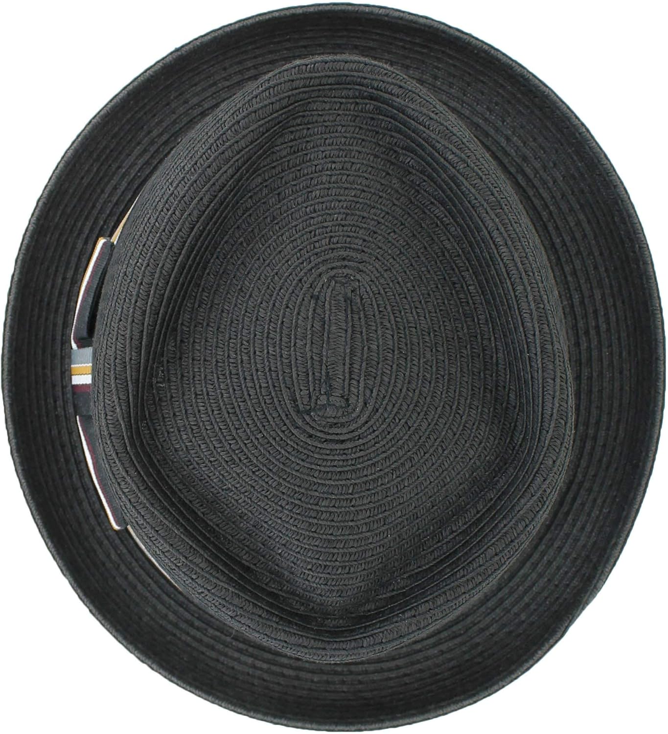 Belfry Men/Women Summer Straw Pork Pie Trilby Fedora Hat in Blue, Tan, Black