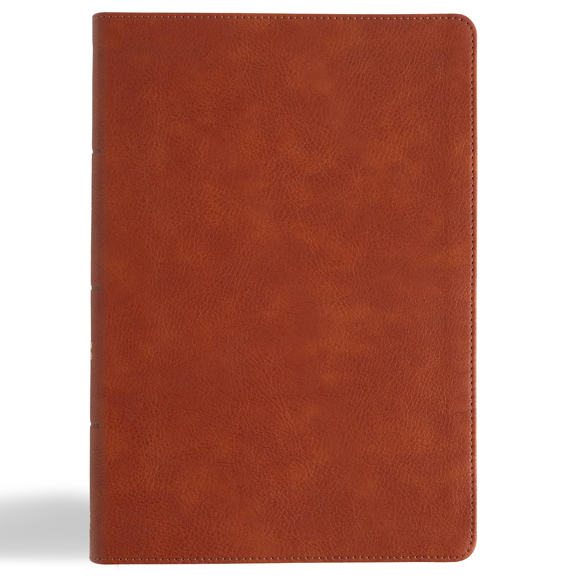 CSB Giant Print Single-Column Bible, Burnt Sienna