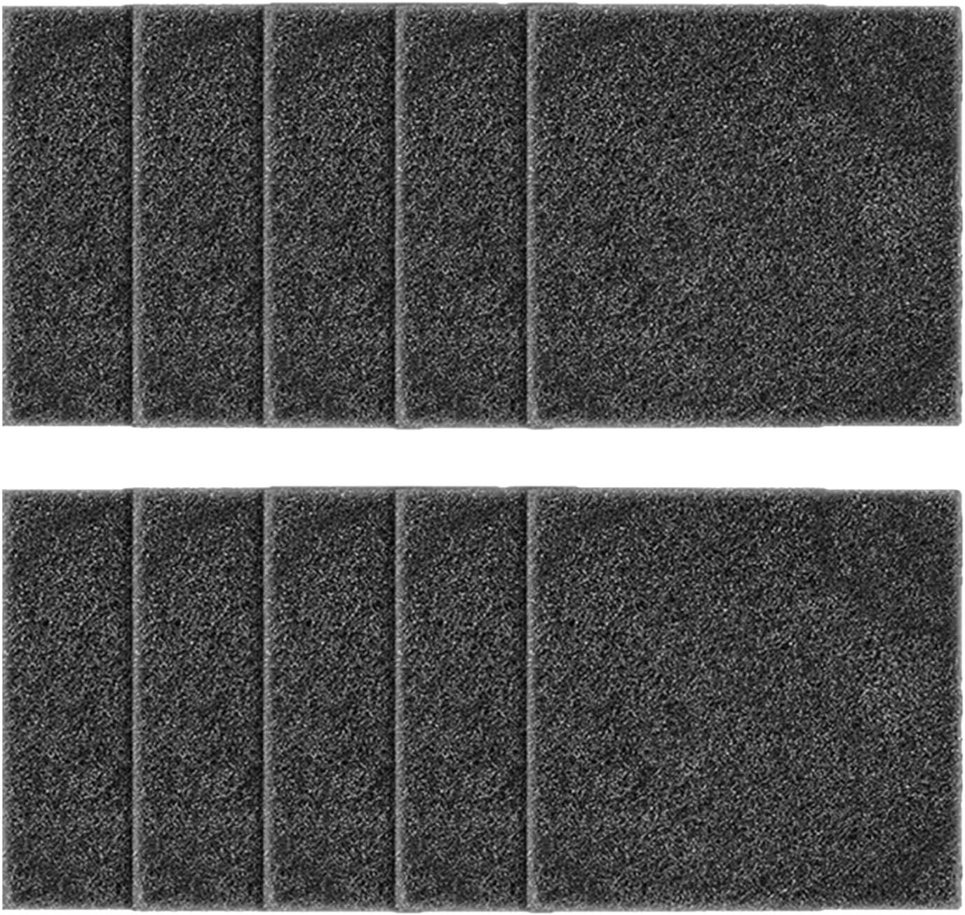 Charcoal Filters Compost Bin Parts for Kitchen Home Wear Composting Tool Household Supply Party Refresh Black Square 6.5 Inch