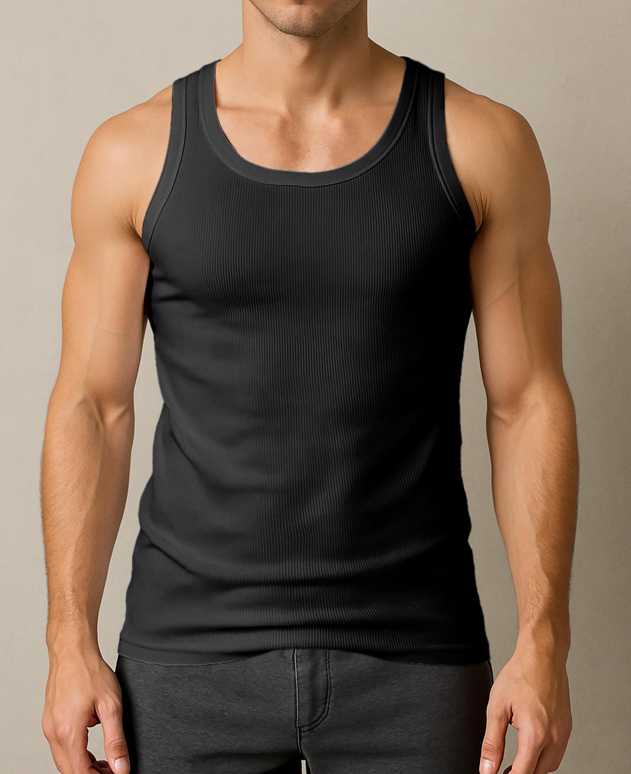ANDREW SCOTT Herren Tank-Top Ein Hemd Farbe