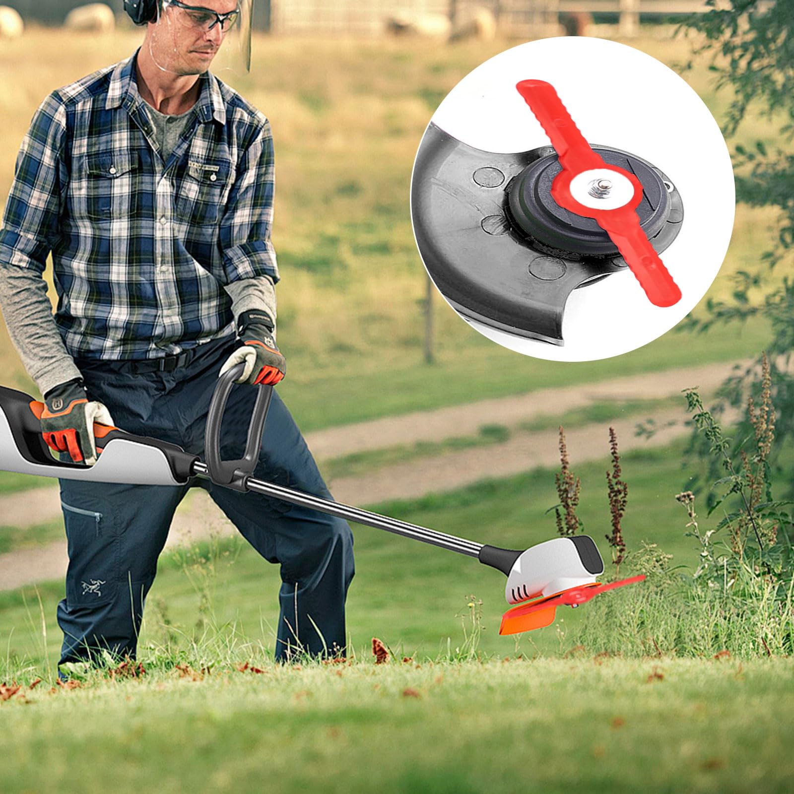 40 Lame Plastiche Per Decespugliatore - Ricambio Per Tosaerba Senza Fili - Foto 2