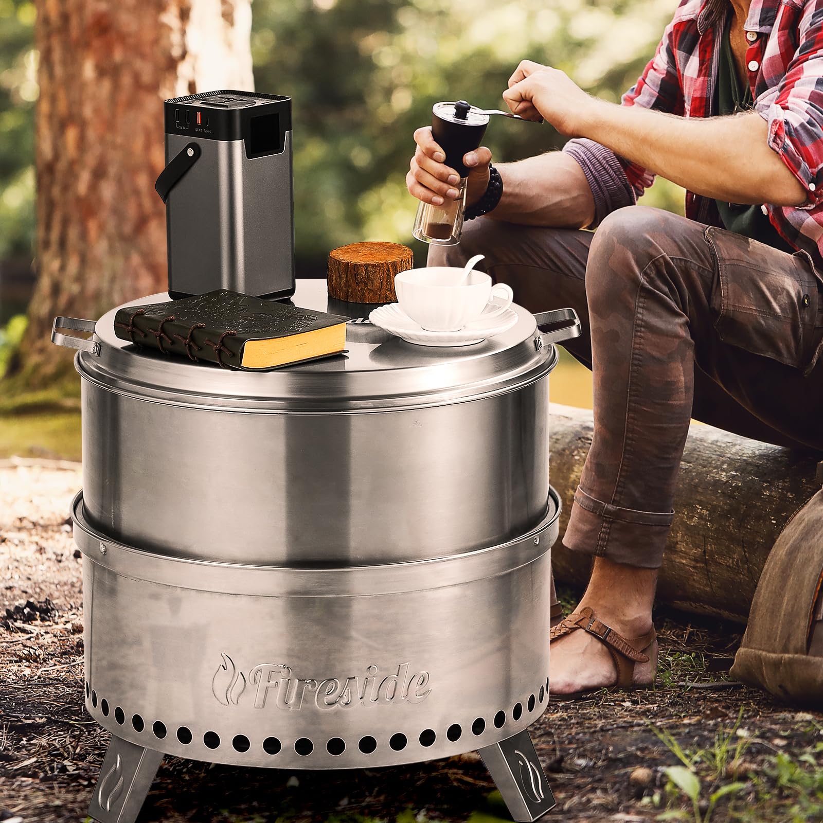 Amazon.com : TURBRO Fireside Pluto R19 Lid, 19 in. 304 Stainless