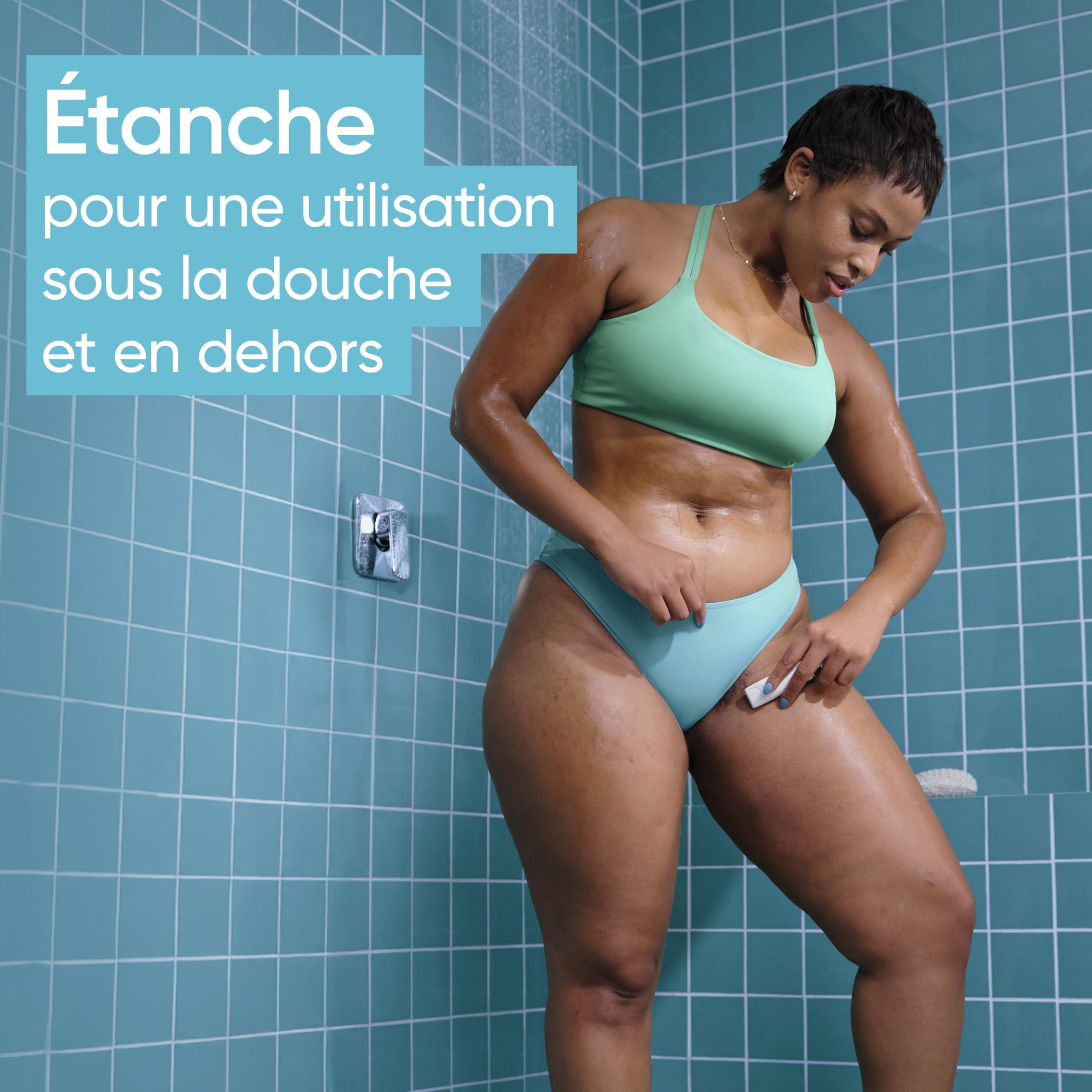 Gillette Venus Tondeuse Intime Femme pour la Peau et les Poils Pubiens – pour Epilation du Maillot en Douceur, Electrique, Etanche, Dotée de la Technologie Braun