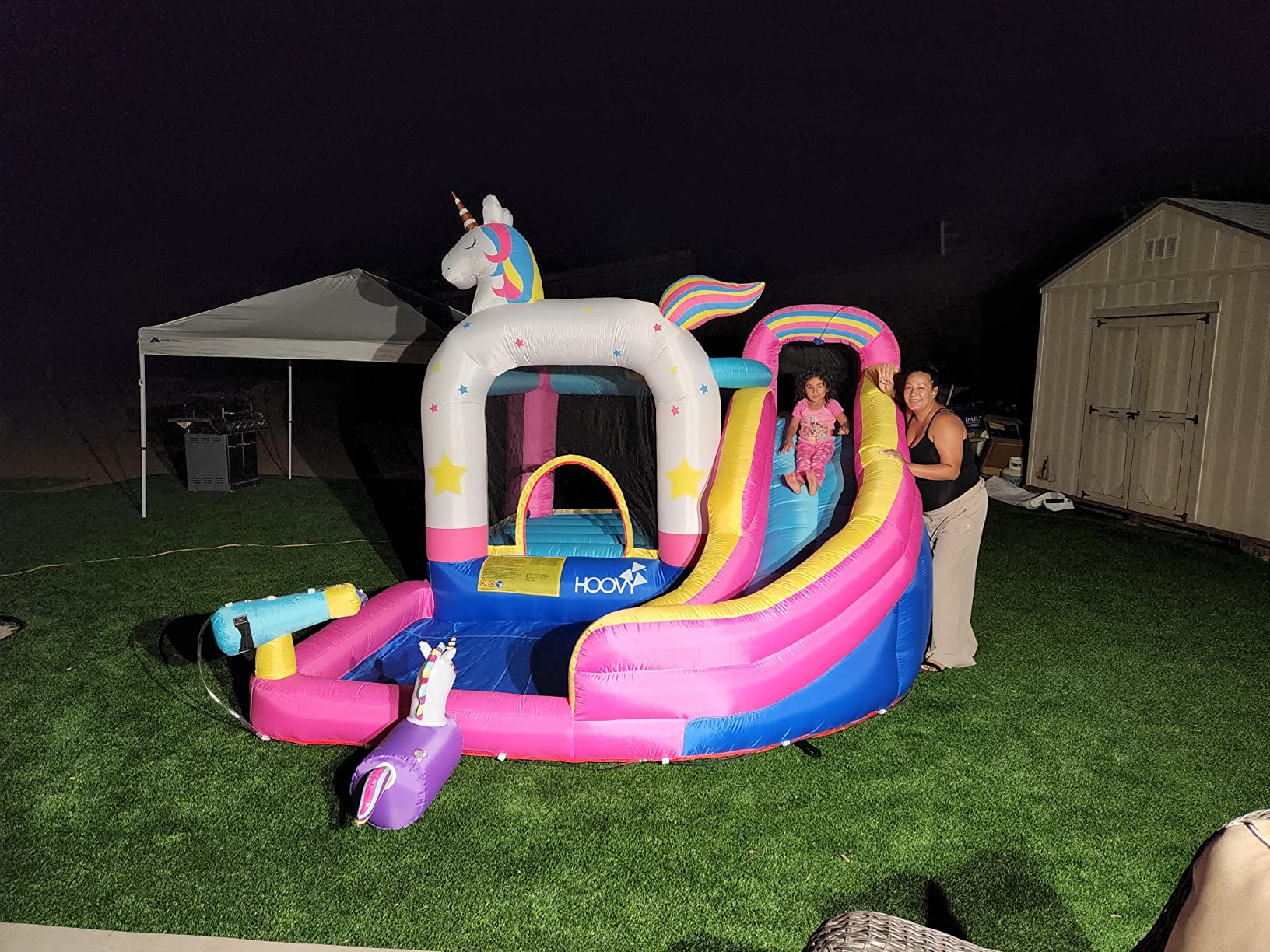 33/mo Finance Giant Inflatable Bounce House Water Slide 12 FT x 10