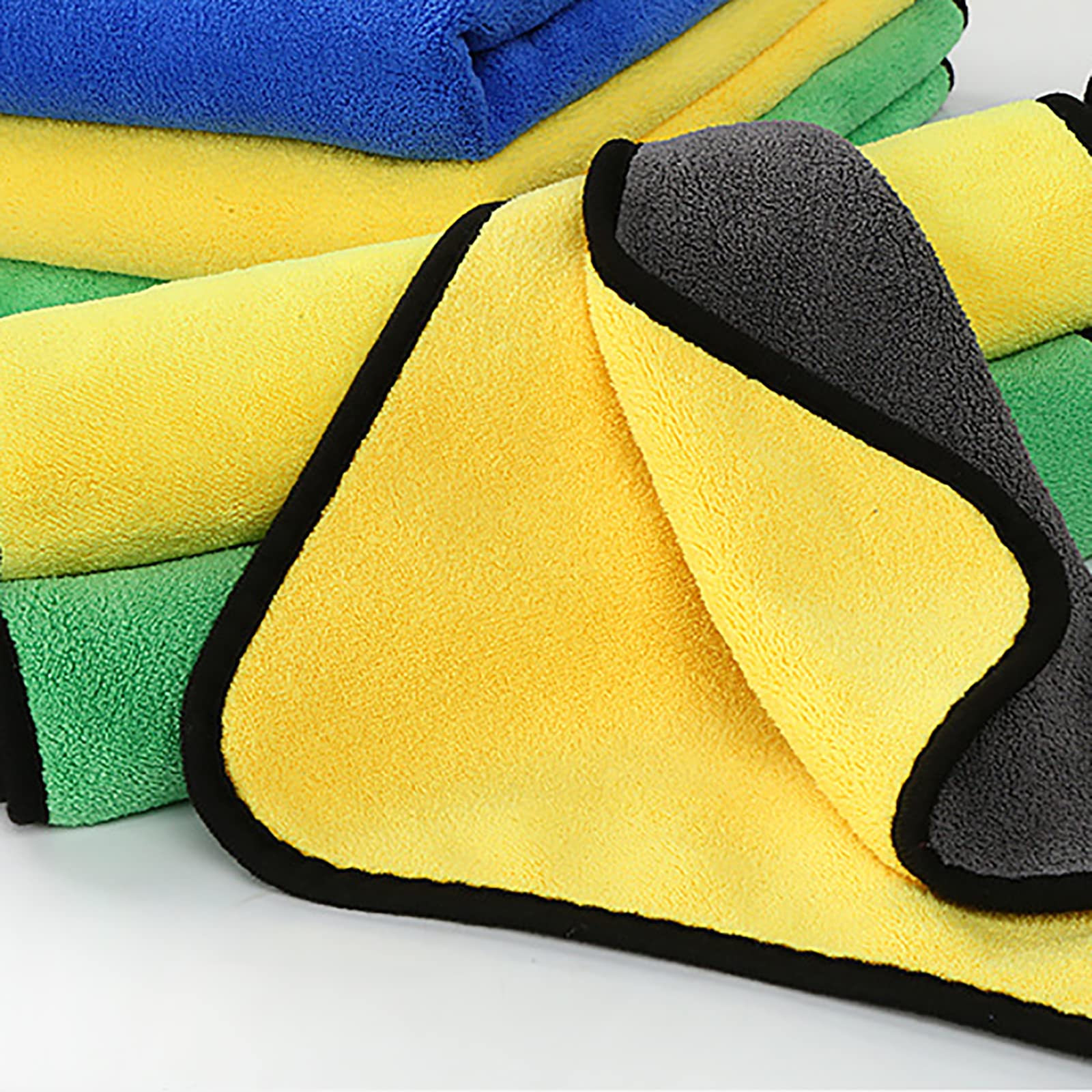 NamcheBarwa Lot De 10 Chiffons De Nettoyage En Microfibre, Faciles à Nettoyer, Réutilisables, En écailles De Poisson, Pour Nettoyer La Vaisselle, Les