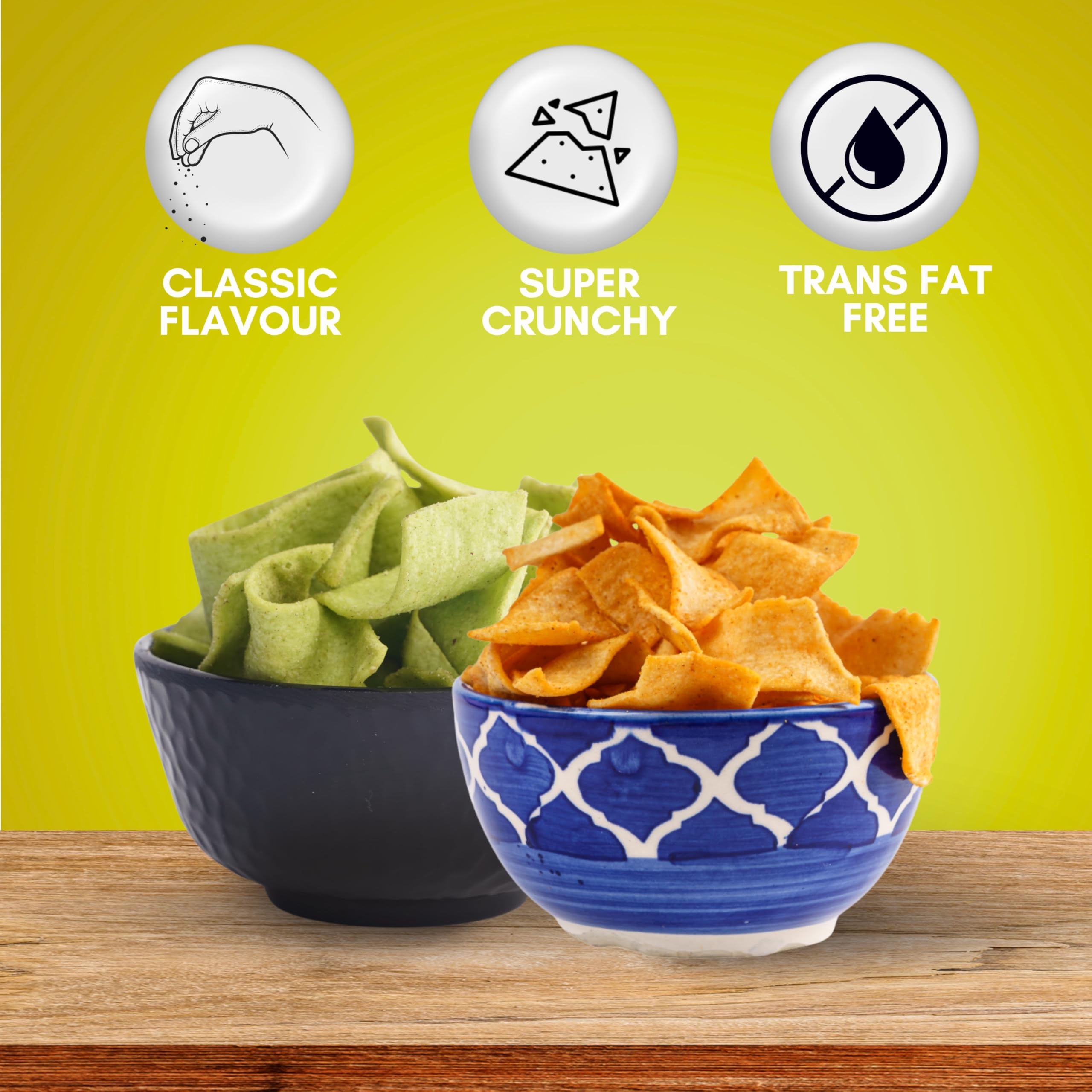 Healthy Master Palak & Jowar Chips Combo 100g - Pack of 2 | Light & Crispy Chips, high protein | Natural ingredients, Vegan, Gluten Free, No Palm Oil, No Artificial Preservatives, Trans Fat Free, Low Calorie 3