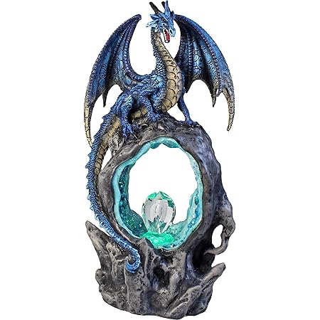 Figurine Dragon Gardien En Améthyste - Nemesis Now - Violet, 22 Cm De Haut - Décoration Fantasy Et ésotérique