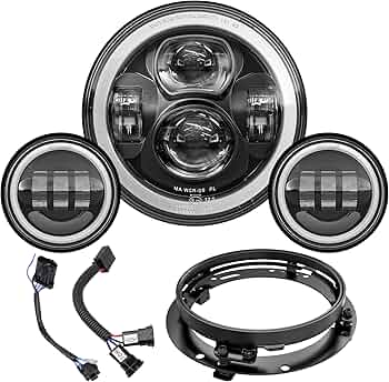 ハーレー　フラッシュLEDフォグライト LED オグジュアリー フォグライト - Harley Davidson | アンバー