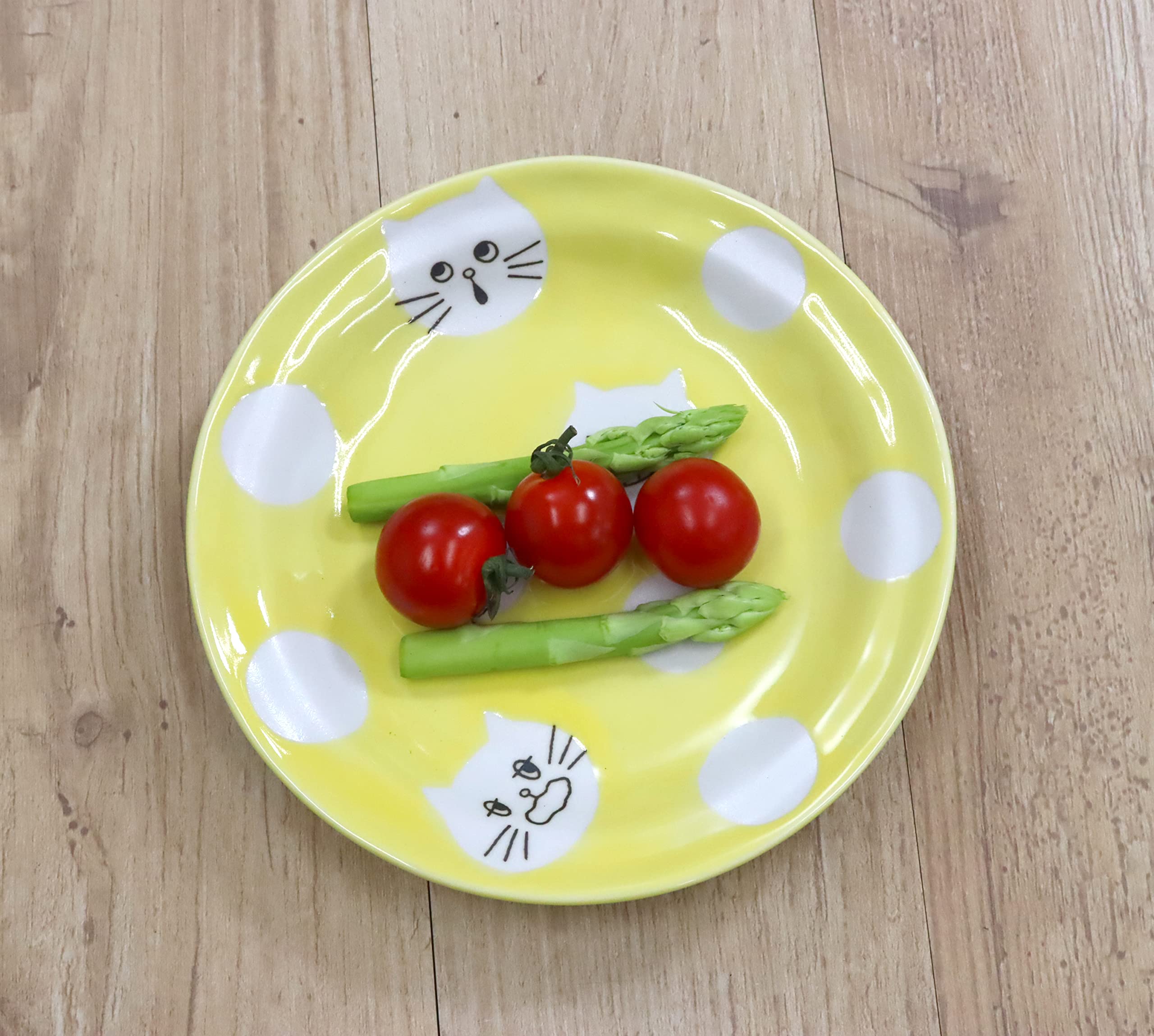 Yappari Likes Cats (Cat Plates), Cat Maruke, Shiromaru, Tataki, 5.0 Plates, 3 Pieces