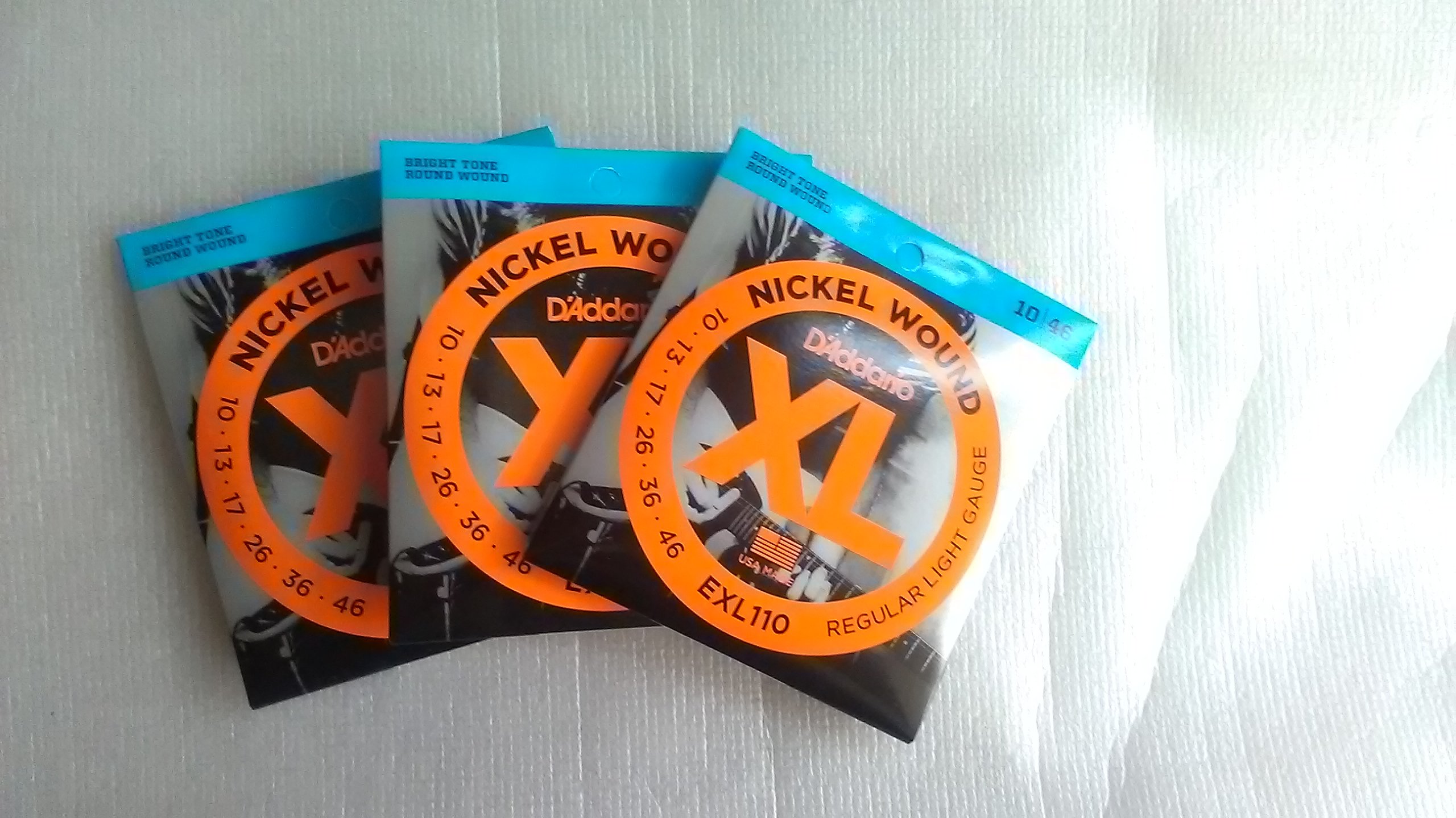 Amazon.co.jp: ダダリオ 【3セット】 D'Addario 10-46 EXL110 Regular