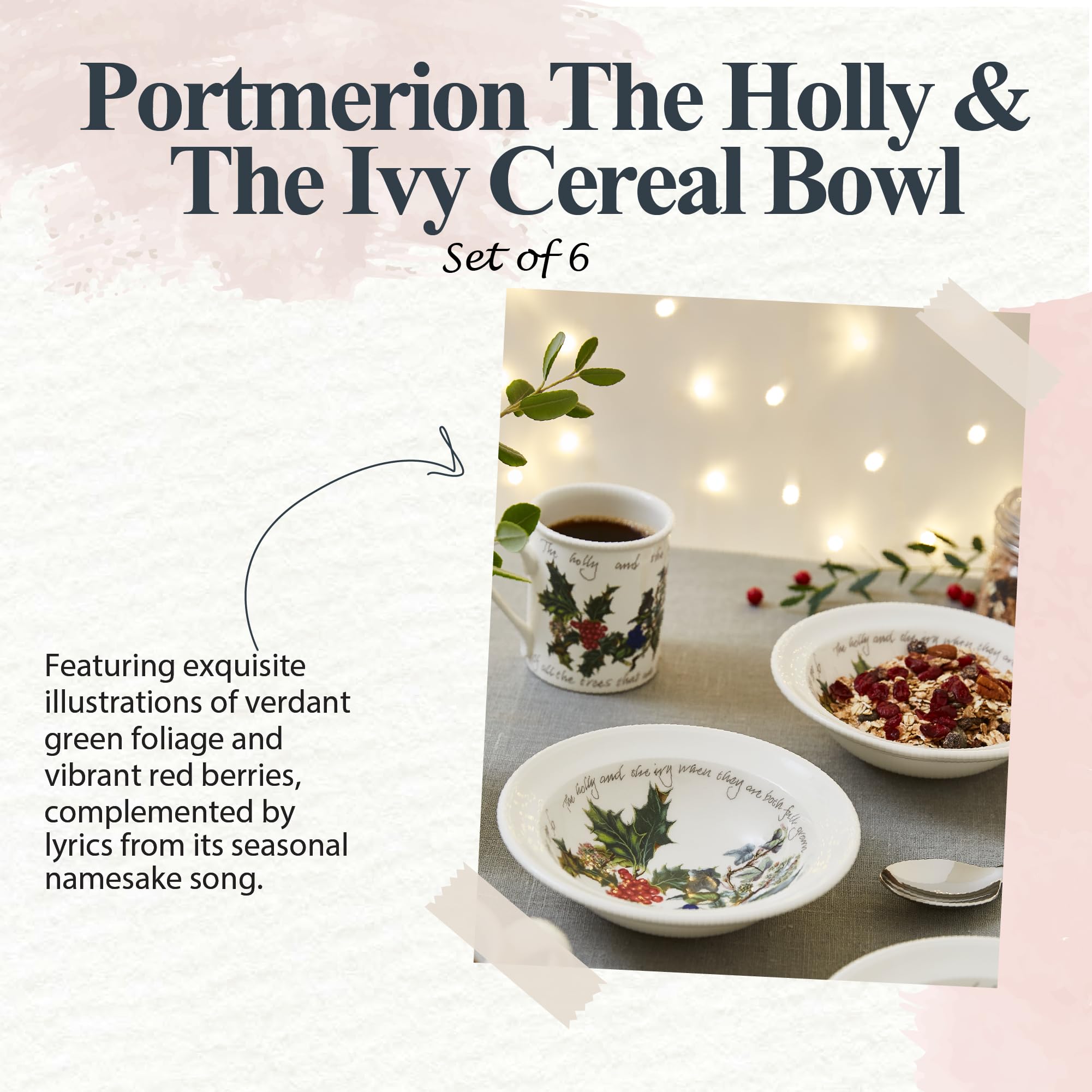 Amazon.com: Portmeirion: Holly and Ivy