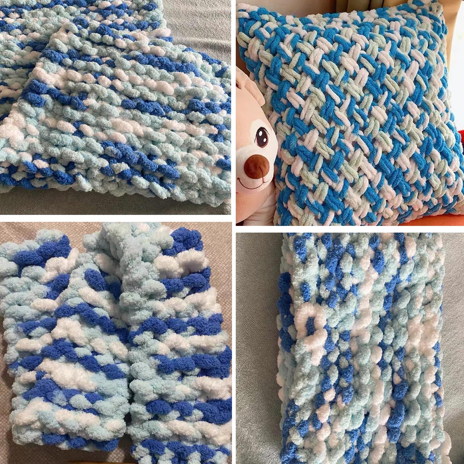 Chunky Wool Yarn 250g × 2 - Image 3