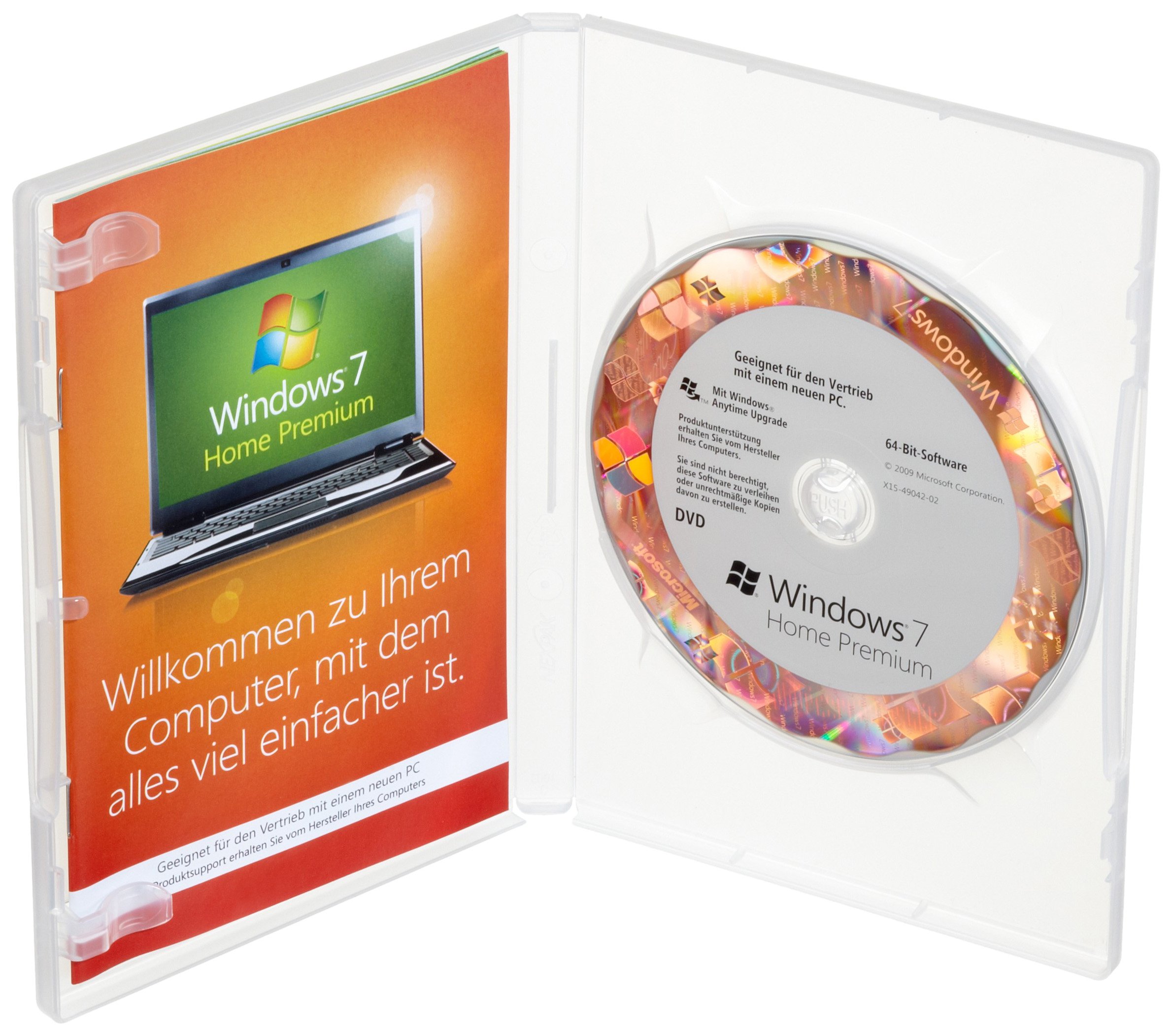Windows 7 Home Premium 64 Bit OEM [import allemand]