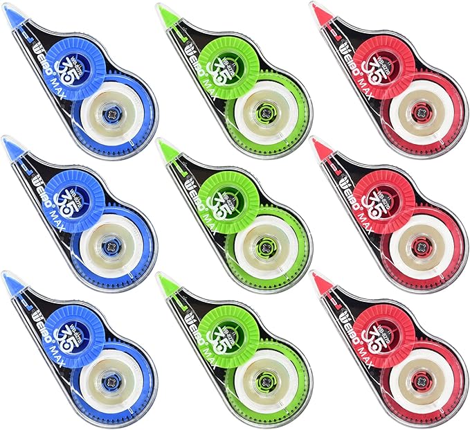 WEIBO Correction Tape Eraser, Easy To Use Applicator for