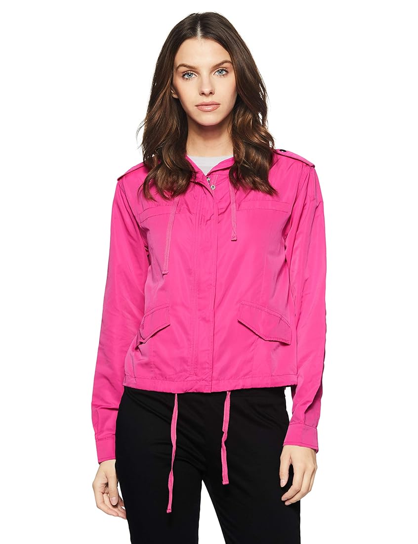 Buy Forever 21 Women's Hooded Windbreaker Jacket Jacket
