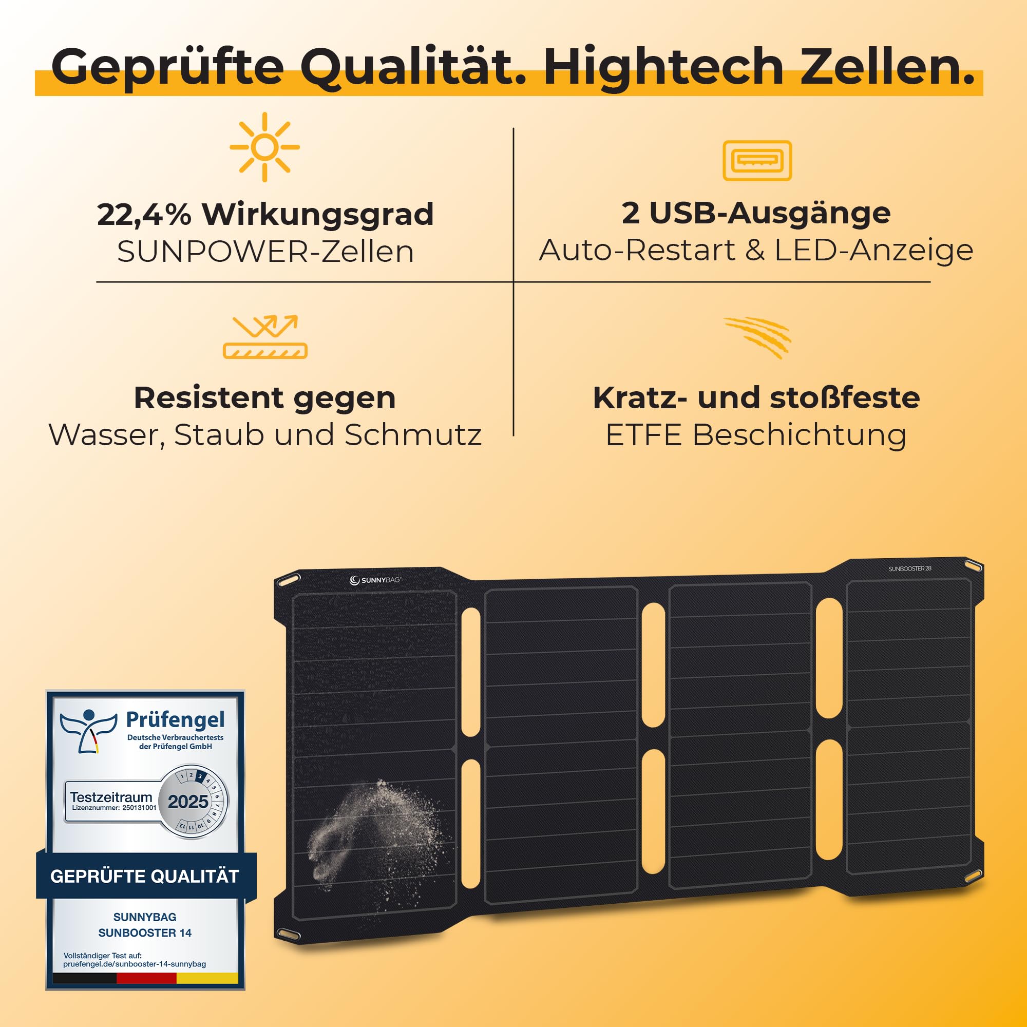 20W Foldable Solar Charger USB Ports Protection Portable Solar Panel Kit Waterproof For Mobile Phone Smartphone Tablet Powerbank Camera Outdoor Camping Travel 1 PC Black - View #12