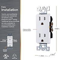 Vista 2 de Toma a tierra GE, Blanco, toma a tierra, de diseño