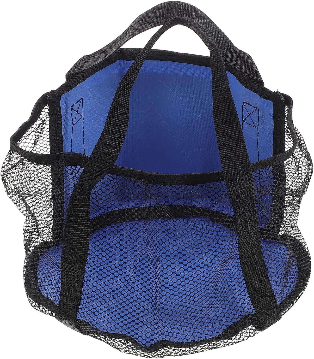 Handheld Single Bowling Ball Tote Bag with Mesh Design, Portable Sports Ball Carrier Pouch for Bowling and Volleyball, Convenient Storage for Outdoor Activities