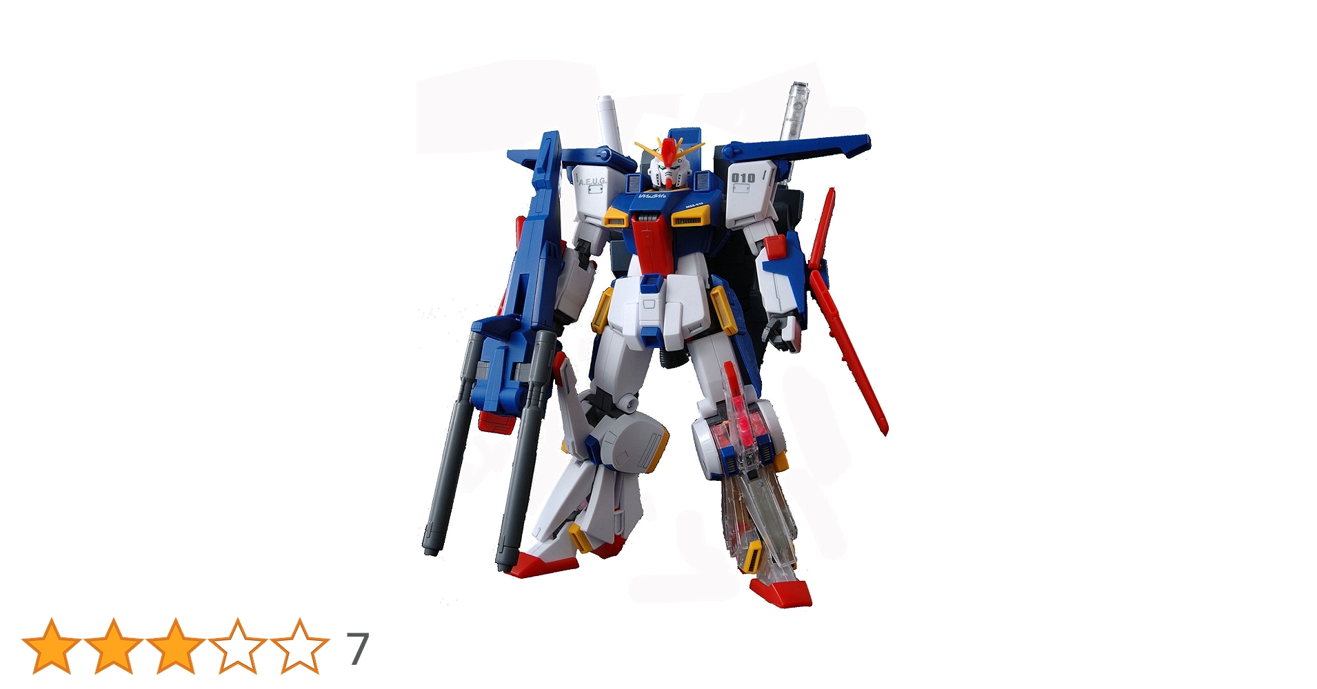 Amazon | MG 1/100 MSZ-010 ダブルゼータガンダム (限定クリア