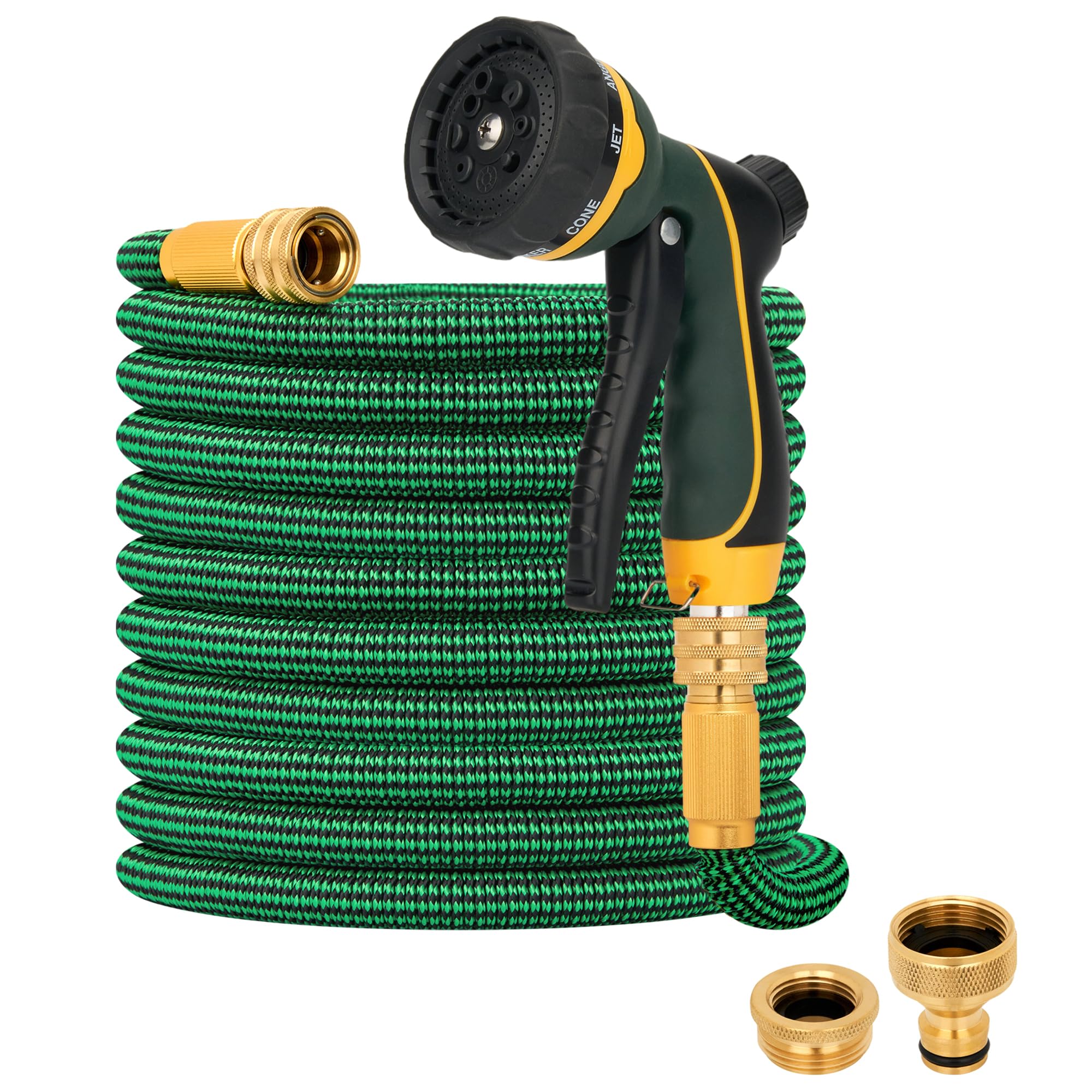 Expandable Garden Hose Pipe - 30M (100ft) Extra Long Flexible Expanding Water Hose, 30 M for for Large Yards & Driveways, Lightweight, Easy Storage, Kink Free