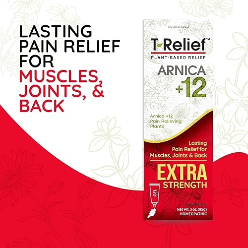 Miniatura 3 de MediNatura T-Relief - Gel de árnica extra fuerte + 12 activos naturales para aliviar el dolor de espalda, dolor de articulaciones, dolores