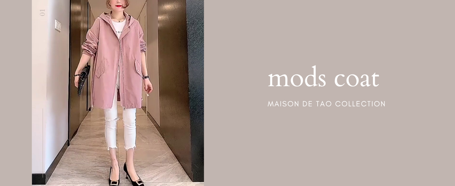 Amazon | [Maison de TAO] [メゾンドタオ] モッズコート スプリング 