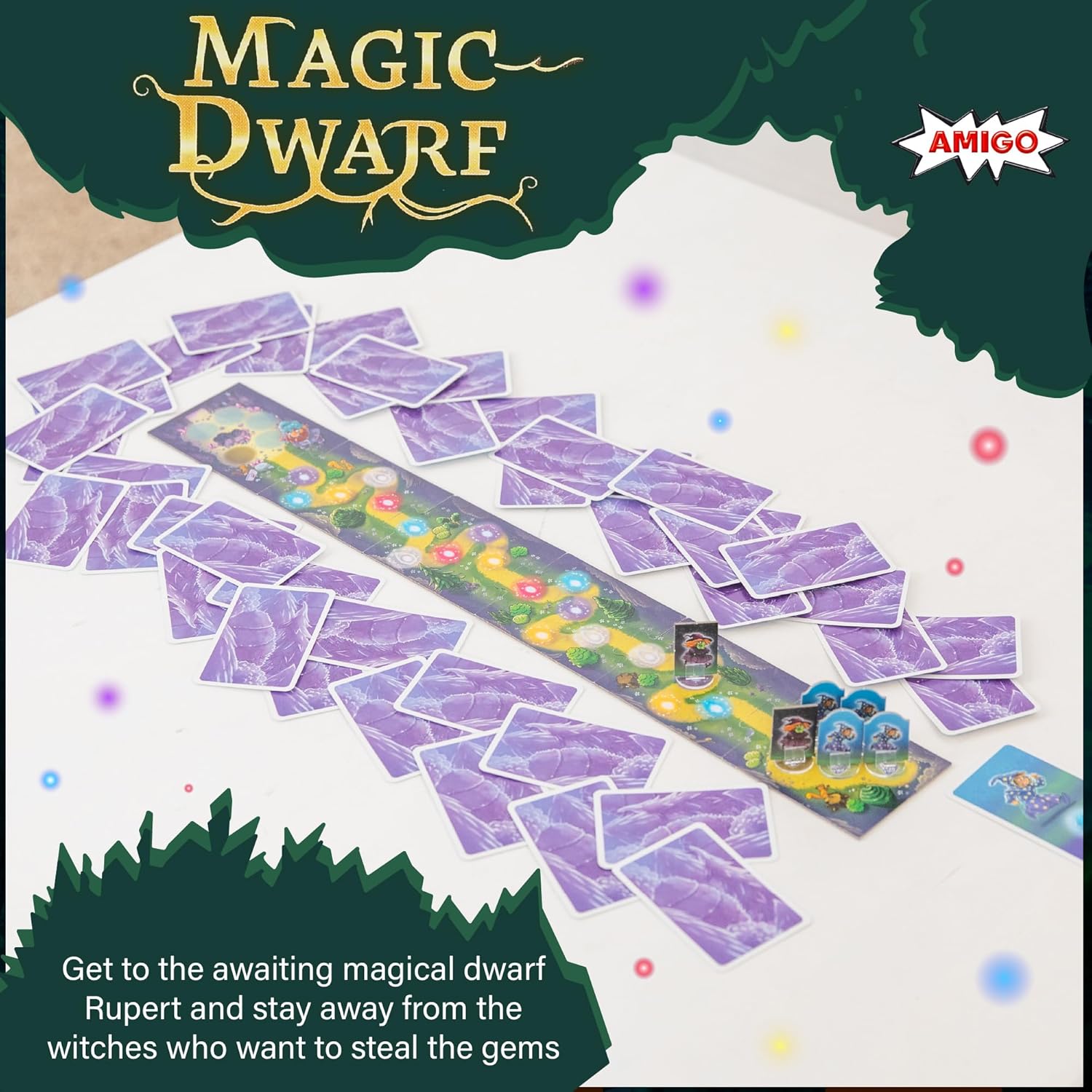 Amigo Games Magic Dwarf Strategy Card Game for Families - 1-6 Players Ages 5+