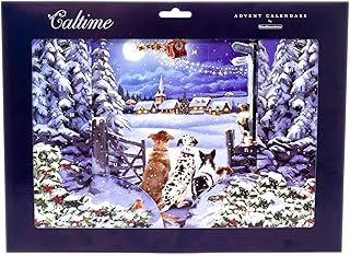 3D Christmas Advent Calendar Waiting for Santa | Fold Out Advent Calendar Traditional Advent Calendar | Picture Advent Calendar Paper Advent Calendar