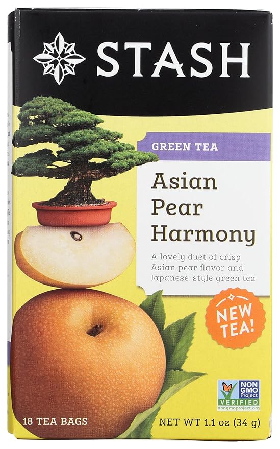Asian Pear Harmony GreenTea Stash Tea 18 Bag