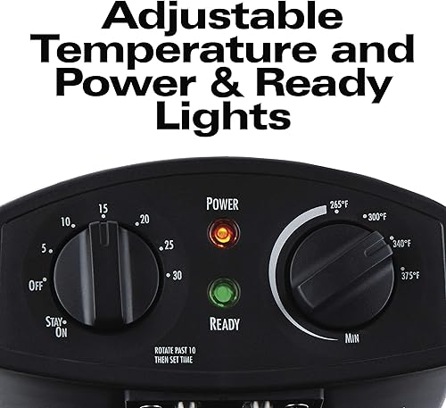 Miniatura 5 de Hamilton Beach Electric Deep Fryer with Basket and Lid, 4.5 Liters / 19 Cups Oil Capacity, Temperature Control, View Window, Professional