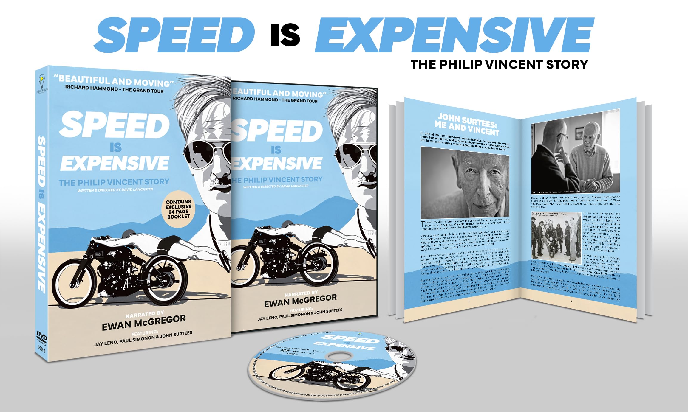 Speed Is Expensive: The Philip Vincent Story [Narrated by Ewan McGregor] [Region Free]