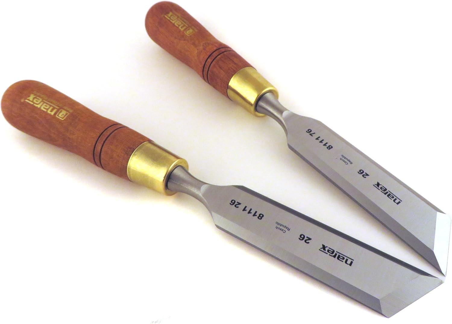 Right & Left 26 mm (1-1/16 Inch) Skew Paring Chisels 81126/811176