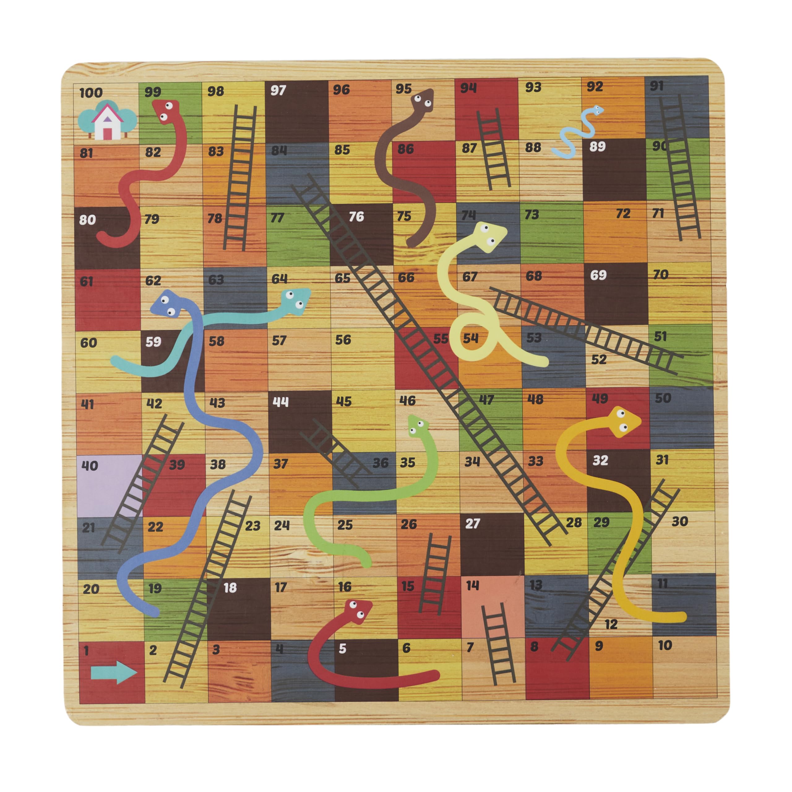 MISTER GADGET Coffret 10 Jeux de Société en Bois 32,5 cm Familial Marron | Bois MDF, coffret 10 jeux de société, 32,5 cm, échecs dames petits chevaux et plus, familial, marron