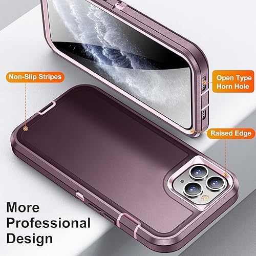 Miniatura 5 de Funda para iPhone 11 Pro Max para mujer, a prueba de caídas híbrida, resistente, resistente, a prueba de golpes, ajuste delgado, funda protectora