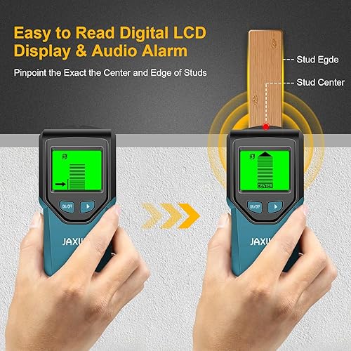 Miniatura 4 de Stud Finder Wall Scanner - 5 in 1 Stud Finder Tool w/Smart Chip and HD LCD Display, Stud Detector Beam Finders for the Center and Edge of Wood AC