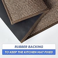 Vista 4 de Artoid Mode Alfombras y Tapetes de Cocina Lavables Felpudo Antideslizante, Alfombras Absorbentes para Piso de Cocina Tapete de Puerta Frente al